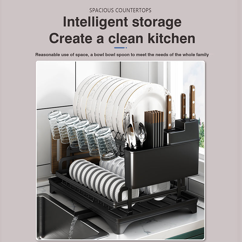 003XH-008-2 Kitchen Dish and Utensil Drain Rack 003XH-008-2 Kitchen Dish and Utensil Drain Rack